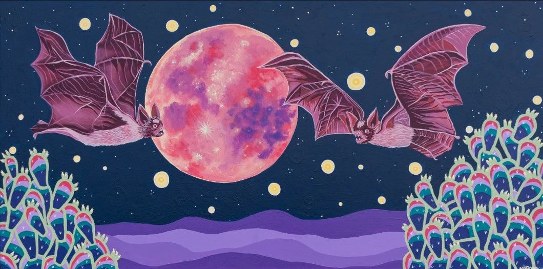 Nightscape Bat Print