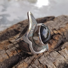 Load image into Gallery viewer, Rock Star Ring Rainbow Obsidian

