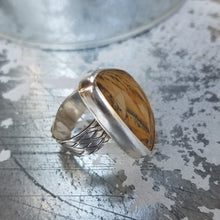 Load image into Gallery viewer, Picture Jasper Ring
